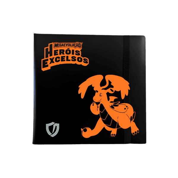 Fichário Heróis Excelsos - paleta vibrante, design colecionável