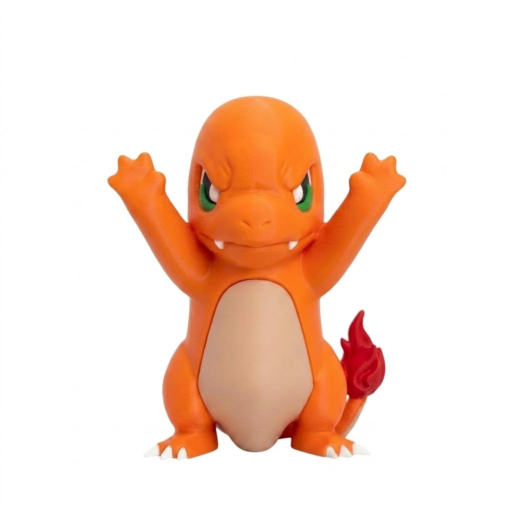 Charmander 3D — miniatura com presença